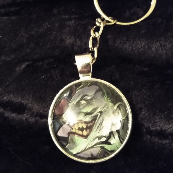 Joker Comic Keychain Unique Handmade Villains - Picture 2 of 3